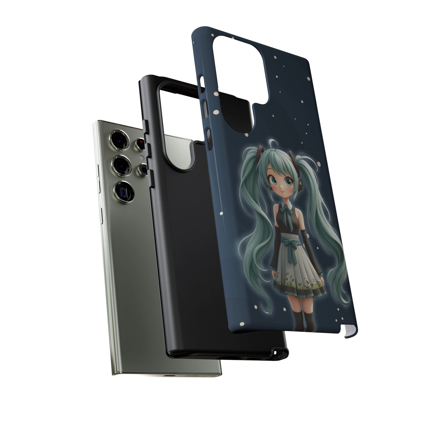 Cute Anime Phone Case, Tough Cases with Adorable Character Design, Kawaii Gift, Phone Accessories, Anime Lovers, Tech Gear